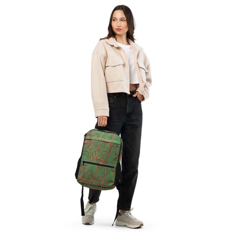 Copperwild Vines on Utility Backpack — Front