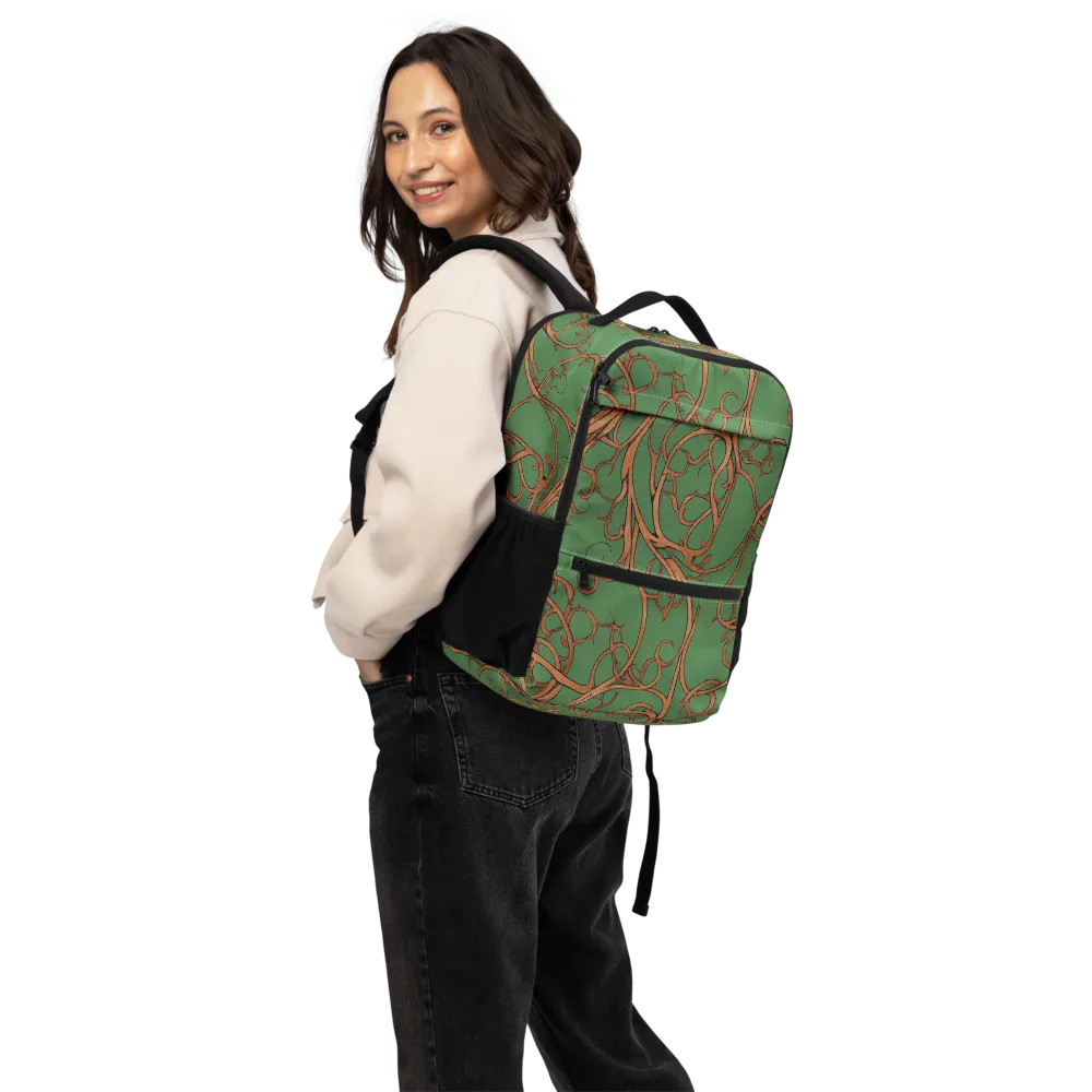 Copperwild Vines on Utility Backpack — Back