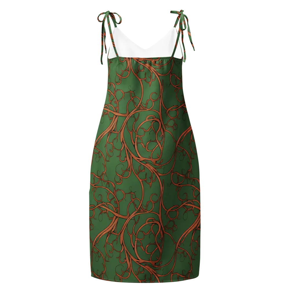 Copperwild Vines on Slip Dress — Back