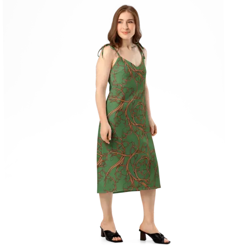 Copperwild Vines on a Slip Dress