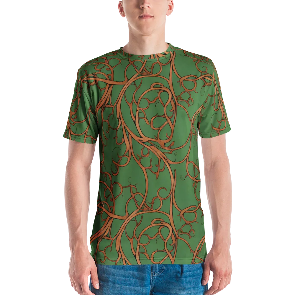 Copperwild Vines on Men's Crew Neck T-Shirt — Front