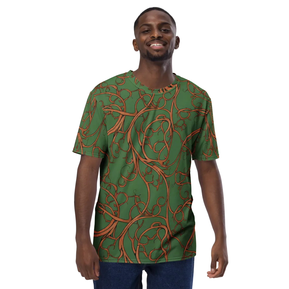 Copperwild Vines on Men's Crew Neck T-Shirt — Front