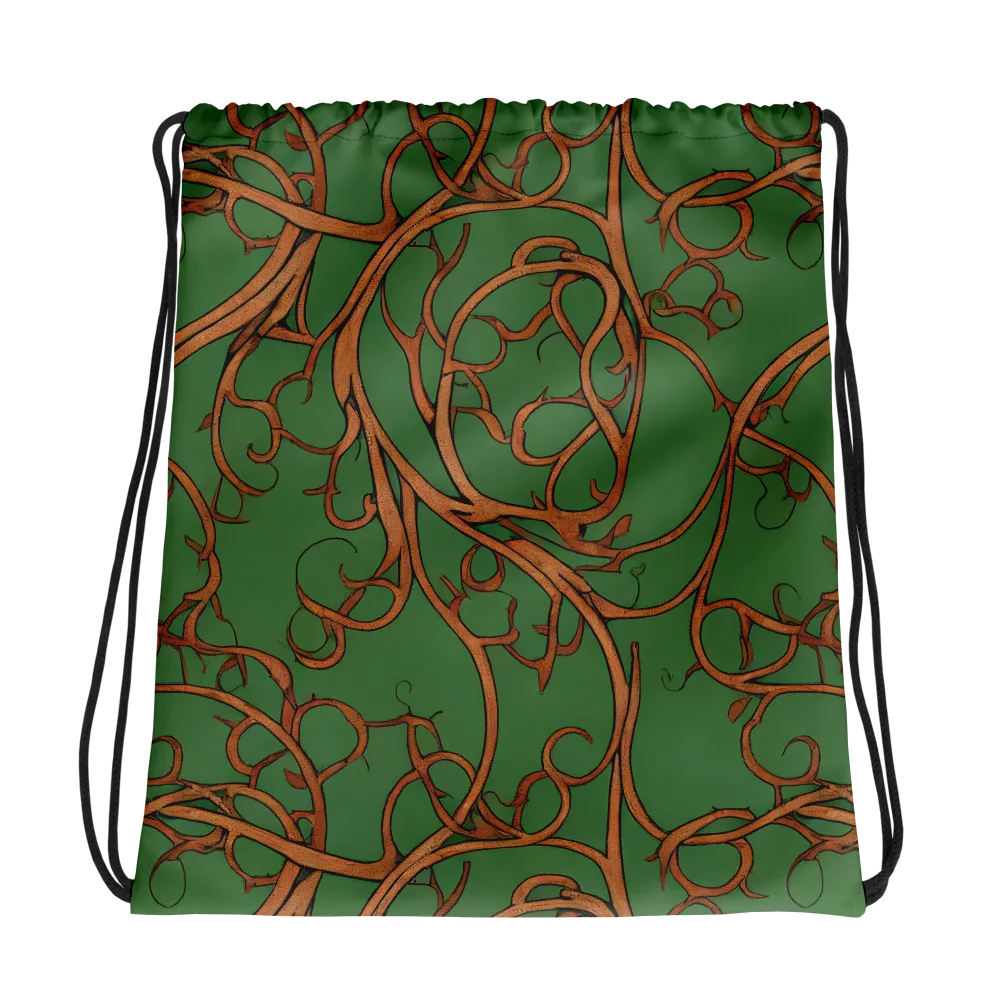 Copperwild Vines on Drawstring Bag — Photo