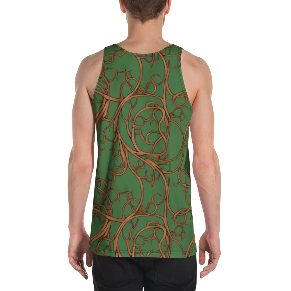 Copperwild Vines on Men's Tank Top — Back