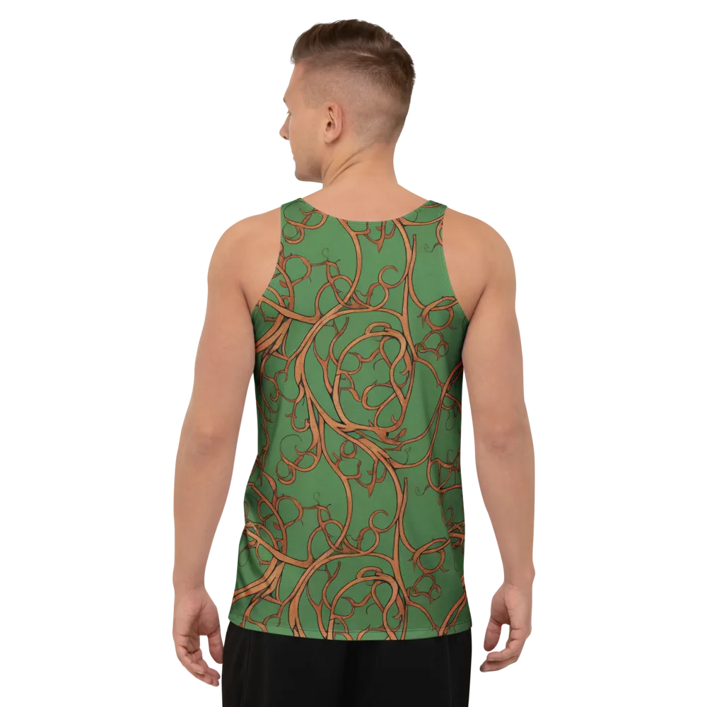 Copperwild Vines on Men's Tank Top — Back