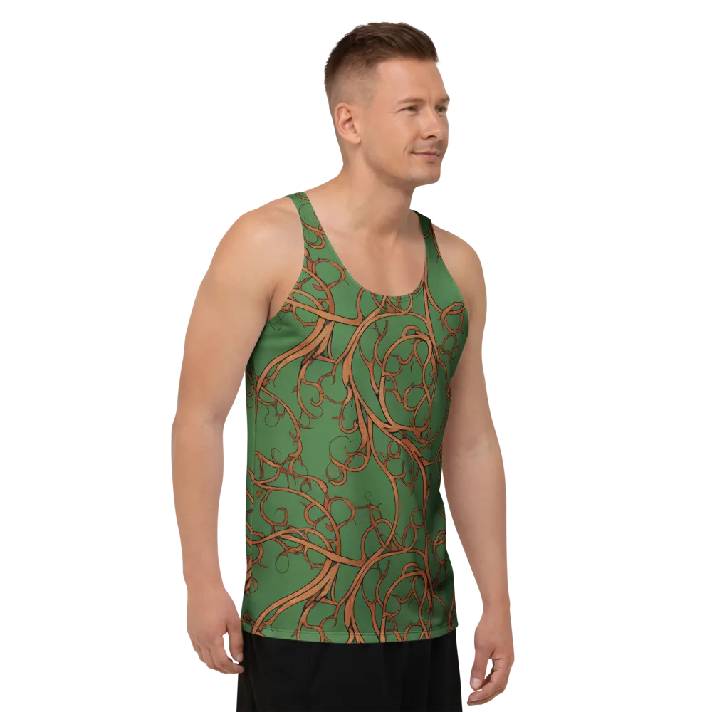 Copperwild Vines on Men's Tank Top — Right Front