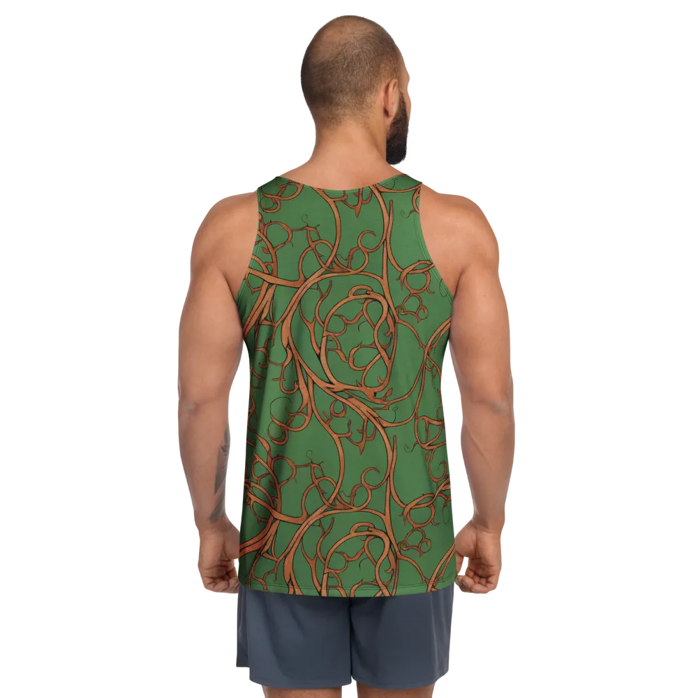 Copperwild Vines on Men's Tank Top — Back