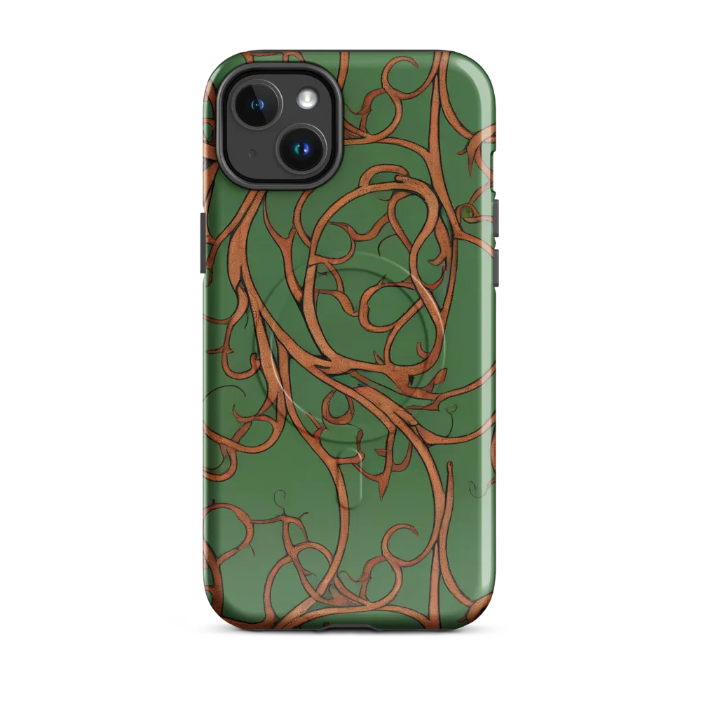 Copperwild Vines on MagSafe Tough Case for iPhone® — Front
