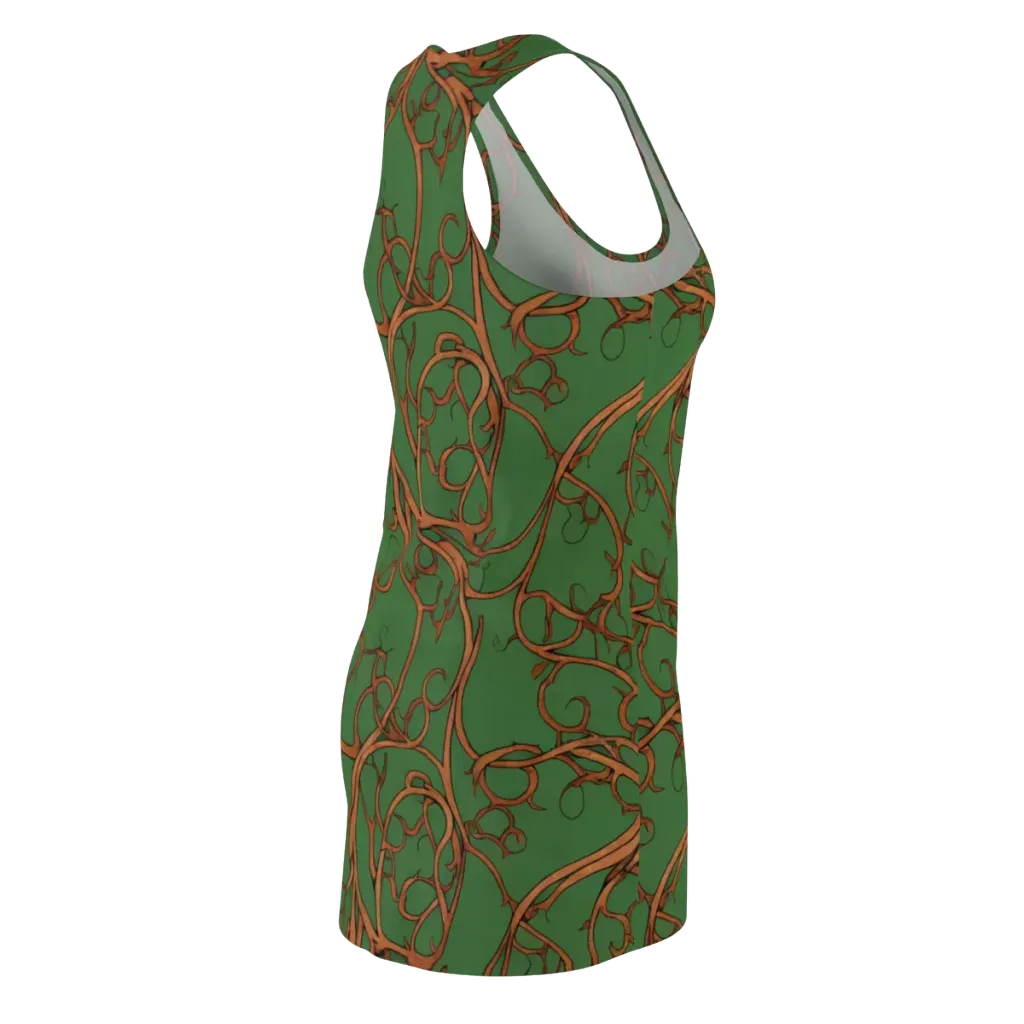 Copperwild Vines on Racerback Dress — Back Side