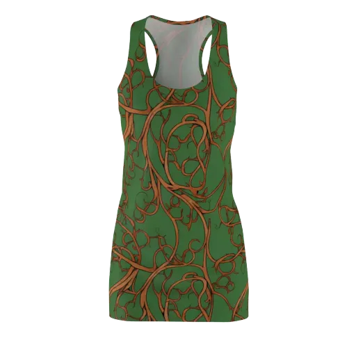 Copperwild Vines on a Racerback Dress