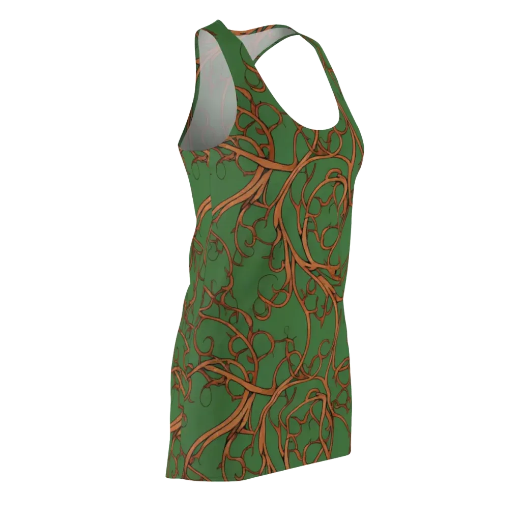 Copperwild Vines on Racerback Dress — Front Side