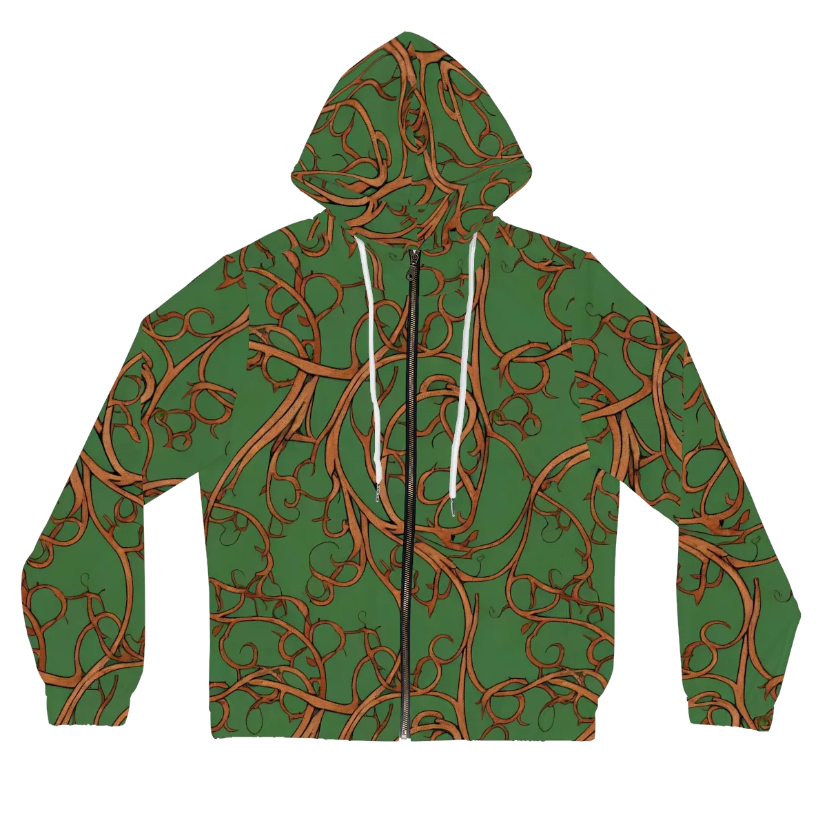 Copperwild Vines on Women's Full-Zip Hoodie — Front