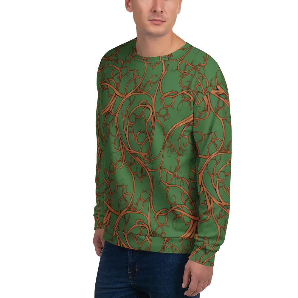 Copperwild Vines on Sweatshirt — Left Front