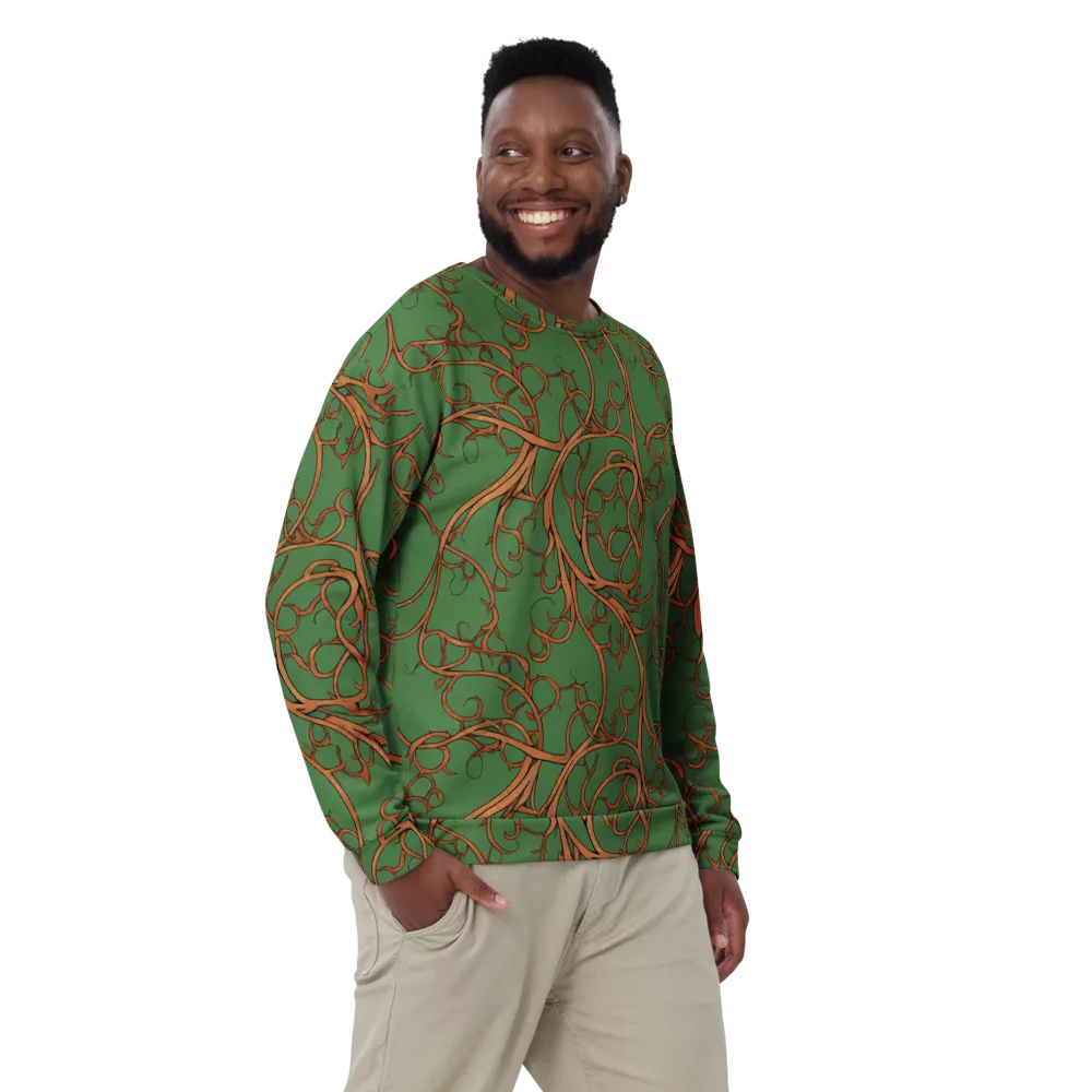 Copperwild Vines on Sweatshirt — Front