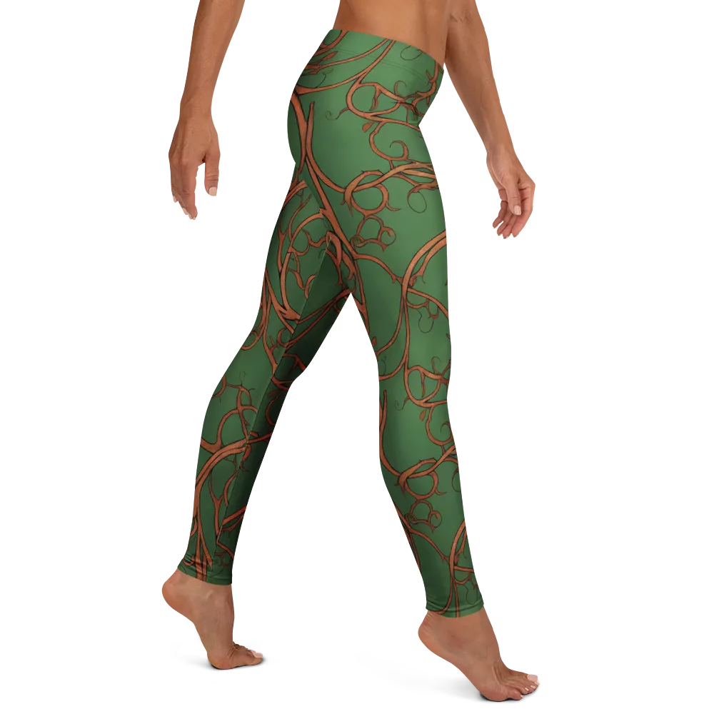 Copperwild Vines on Leggings — Right