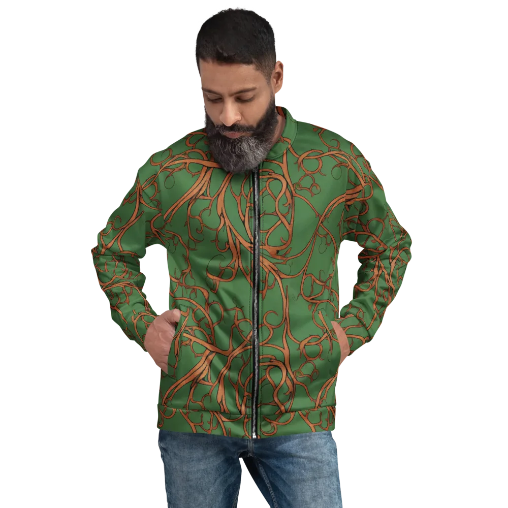 Copperwild Vines on Bomber Jacket — Front
