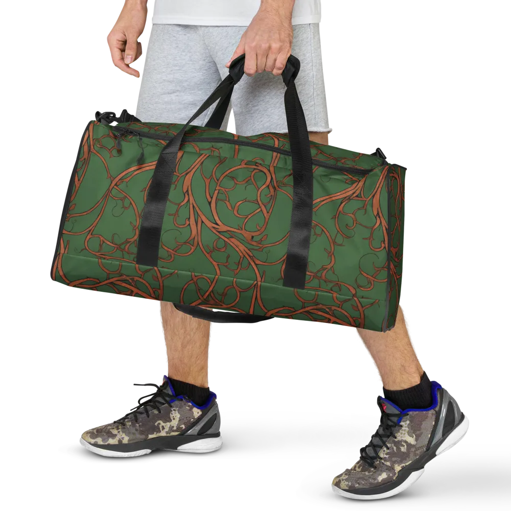Copperwild Vines on Duffle Bag — Front