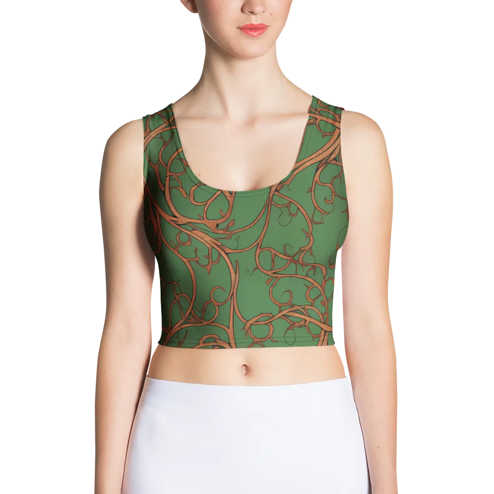 Copperwild Vines on Crop Top — Front