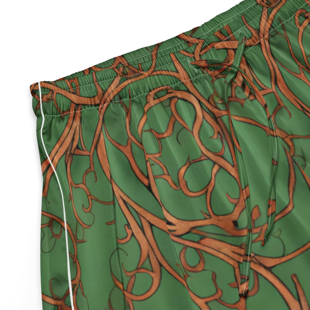 Copperwild Vines on Women's Pajama Shorts — Product details