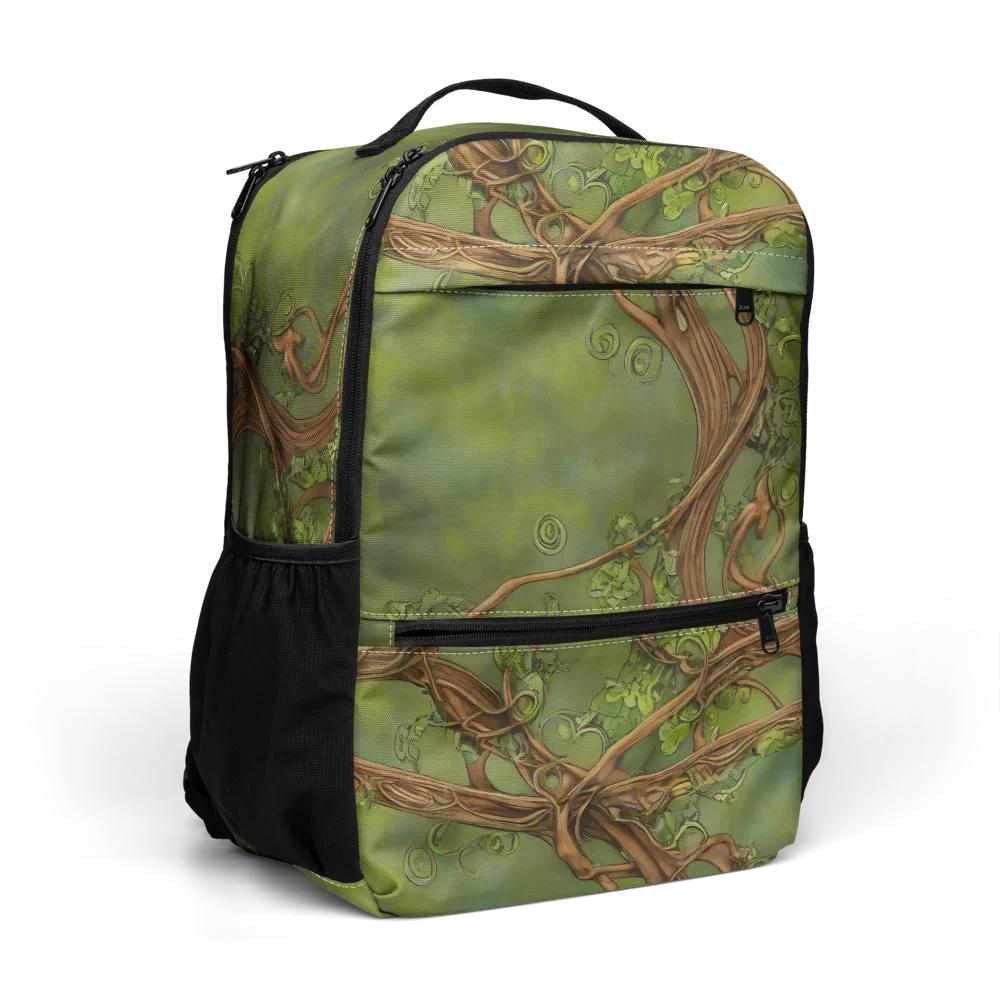 Vineyard Reverie on Utility Backpack — Right Front