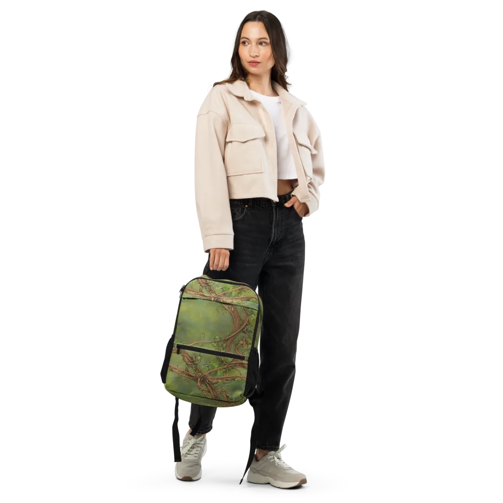Vineyard Reverie on Utility Backpack — Front