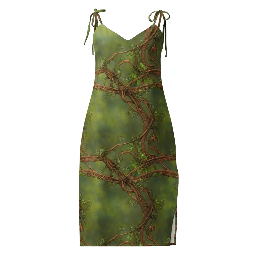 Vineyard Reverie on Slip Dress — Front