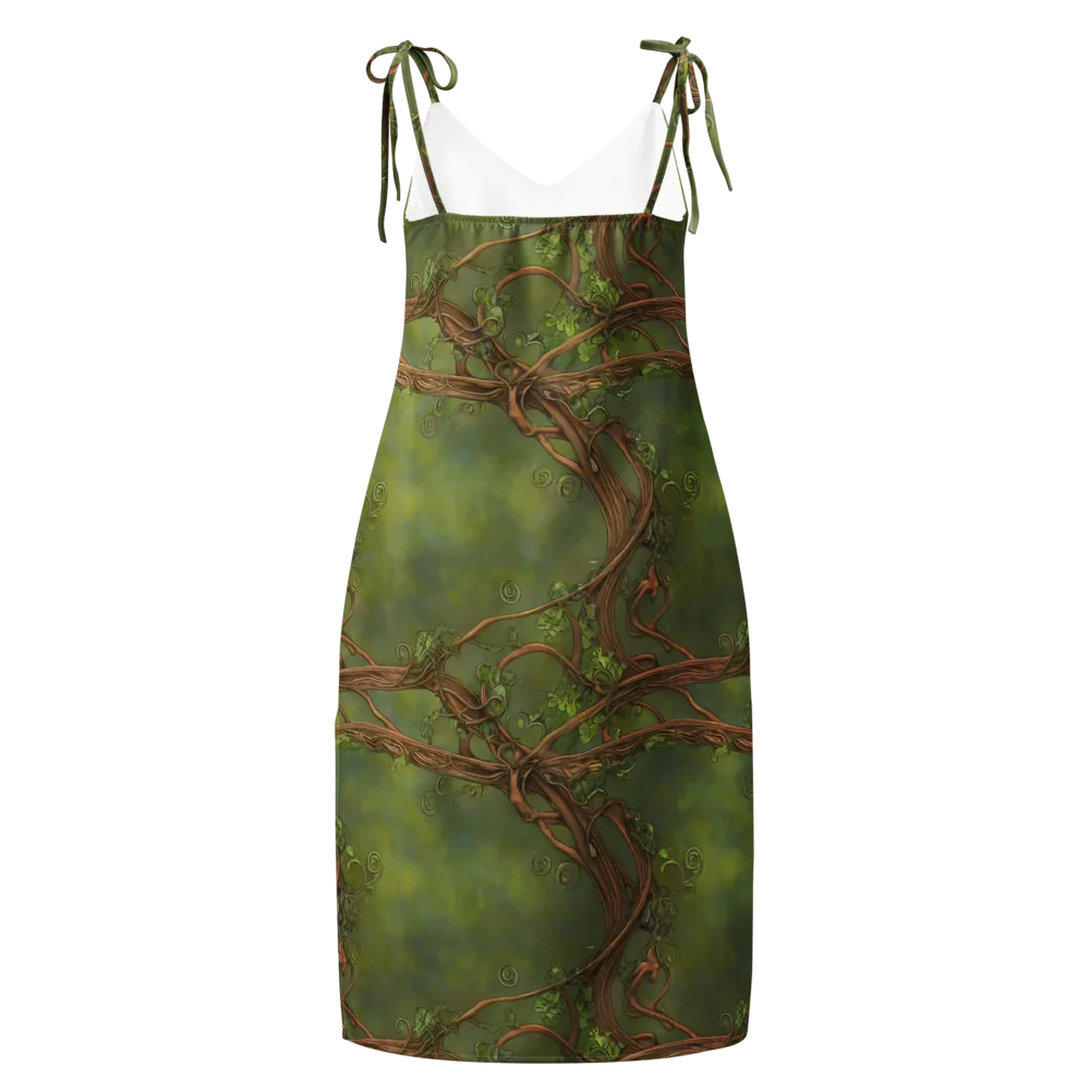 Vineyard Reverie on Slip Dress — Back