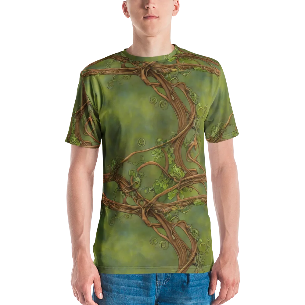 Vineyard Reverie on Men's Crew Neck T-Shirt — Front