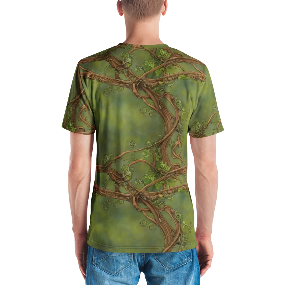 Vineyard Reverie on Men's Crew Neck T-Shirt — Back