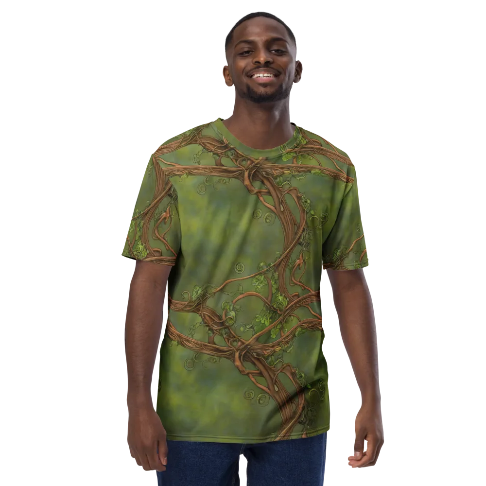 Vineyard Reverie on Men's Crew Neck T-Shirt — Front