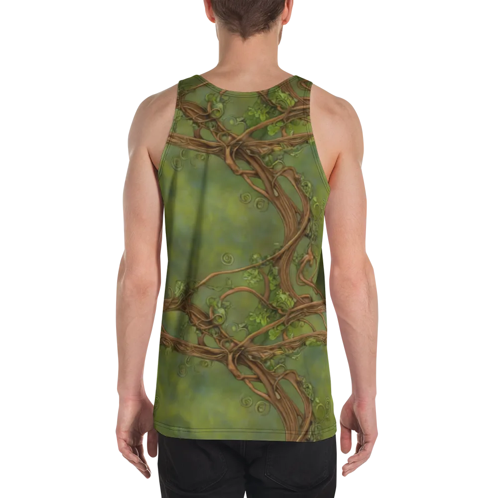 Vineyard Reverie on Men's Tank Top — Back