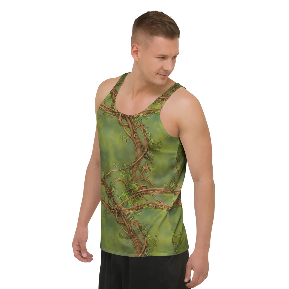 Vineyard Reverie on Men's Tank Top — Left Front