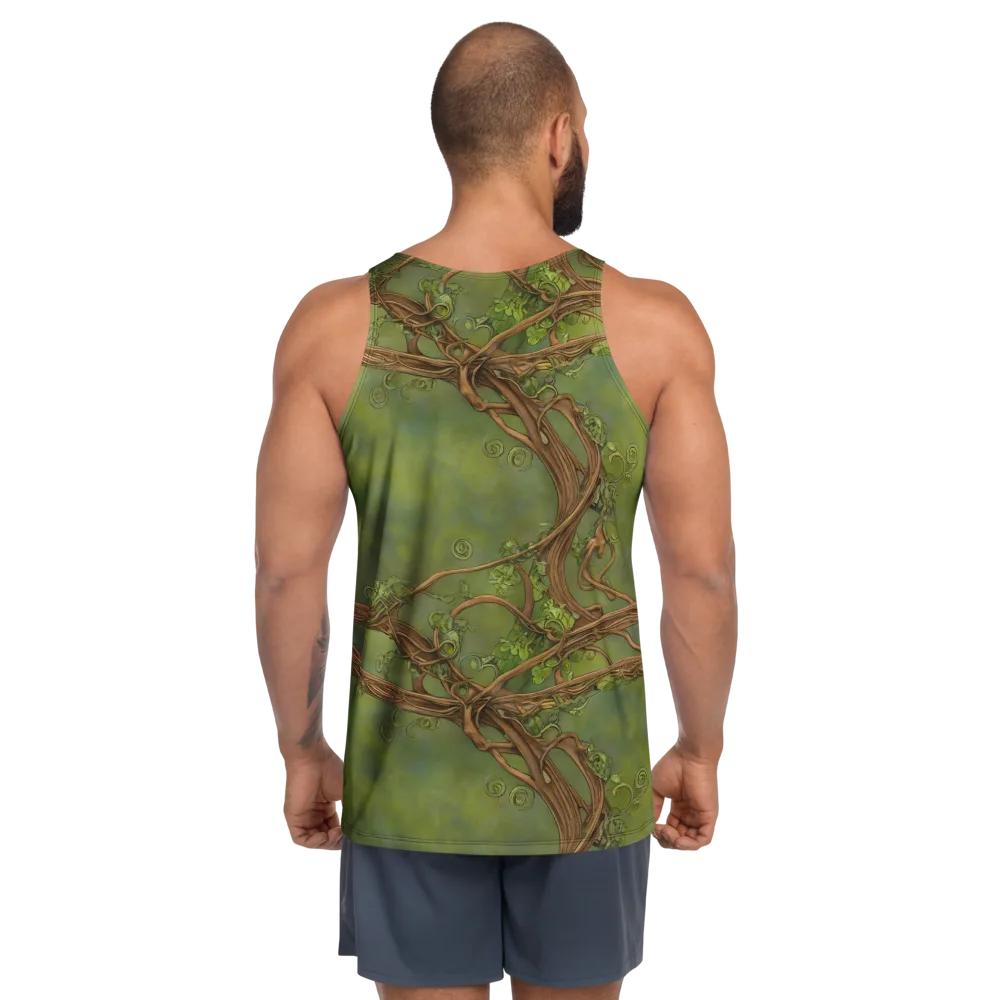 Vineyard Reverie on Men's Tank Top — Back