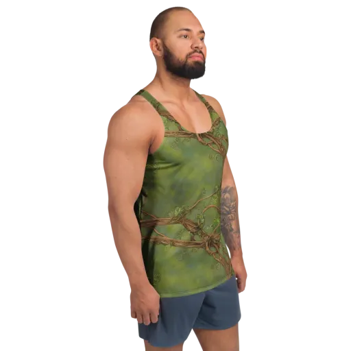 Vineyard Reverie on a Men's Tank Top