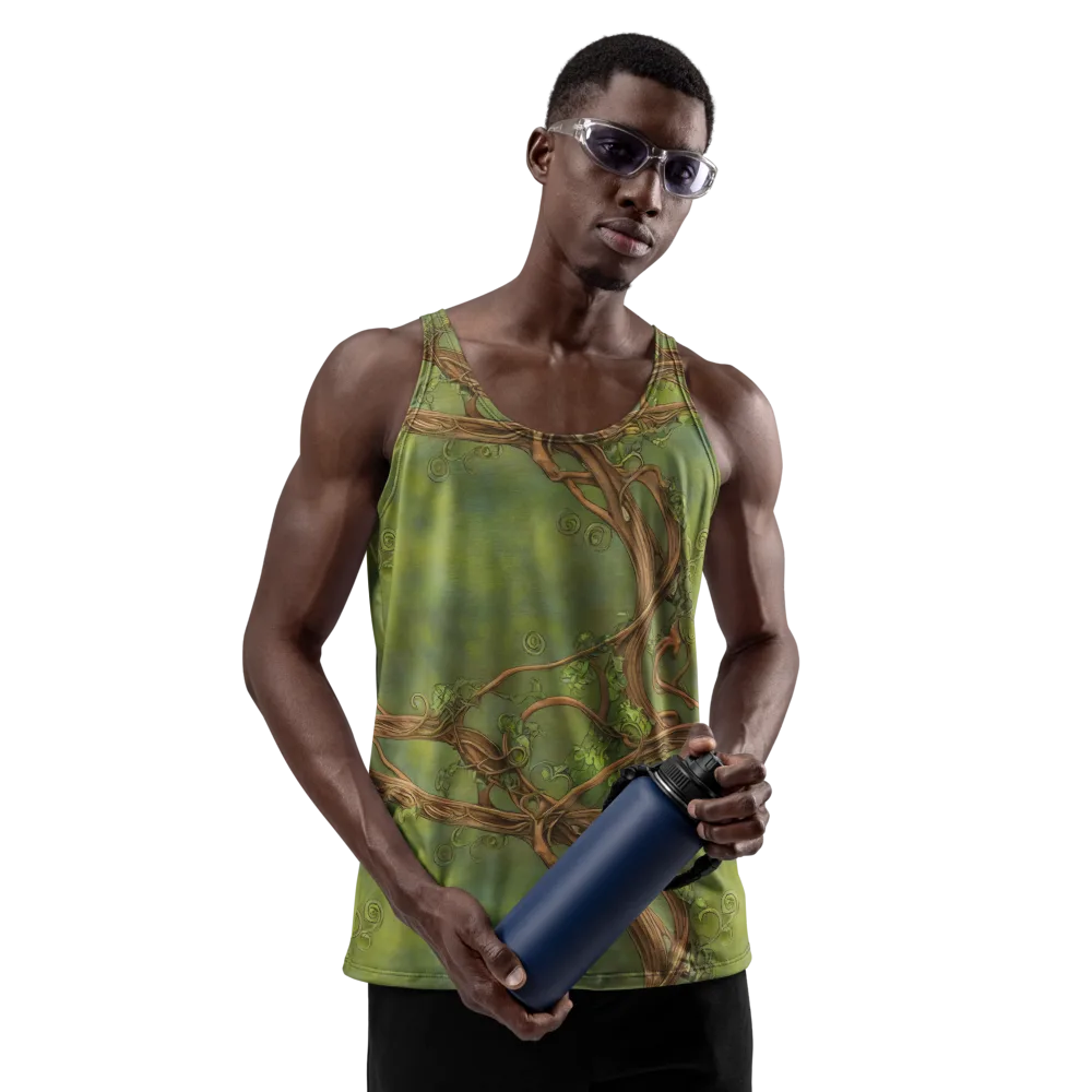 Vineyard Reverie on Men's Tank Top — Front