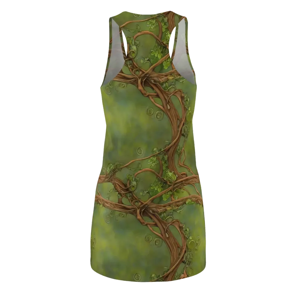 Vineyard Reverie on Racerback Dress — Back