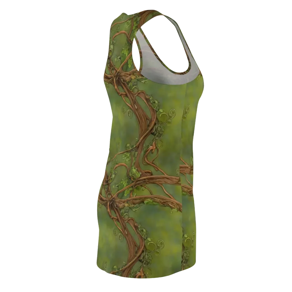 Vineyard Reverie on Racerback Dress — Back Side