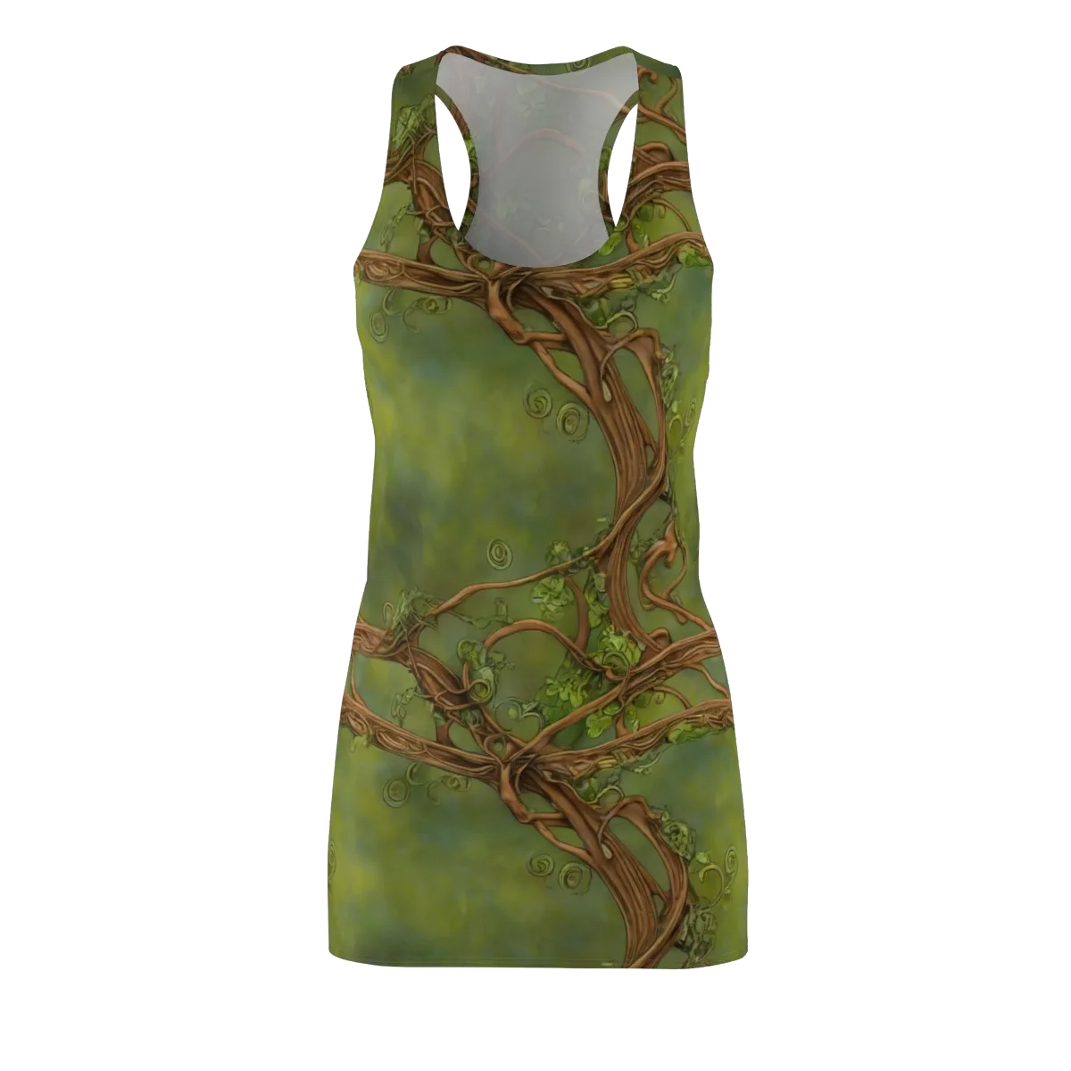 Vineyard Reverie on Racerback Dress — Front