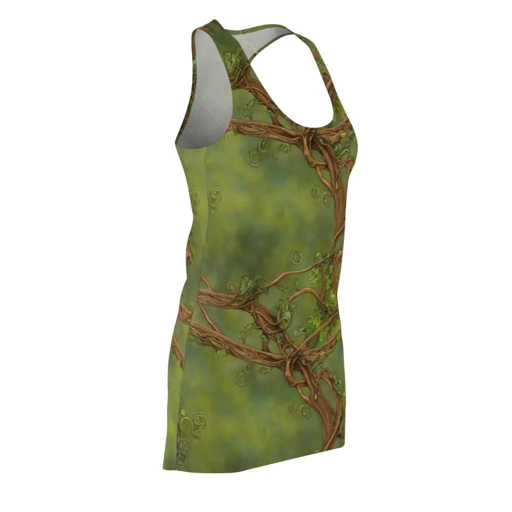 Vineyard Reverie on Racerback Dress — Front Side