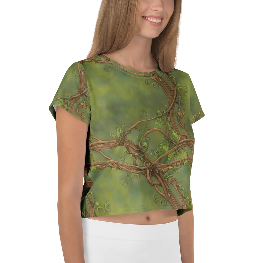 Vineyard Reverie on Crop Tee — Right
