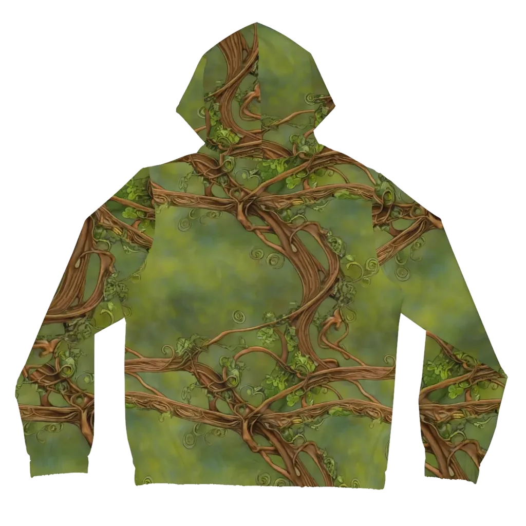 Vineyard Reverie on Women's Full-Zip Hoodie — Back