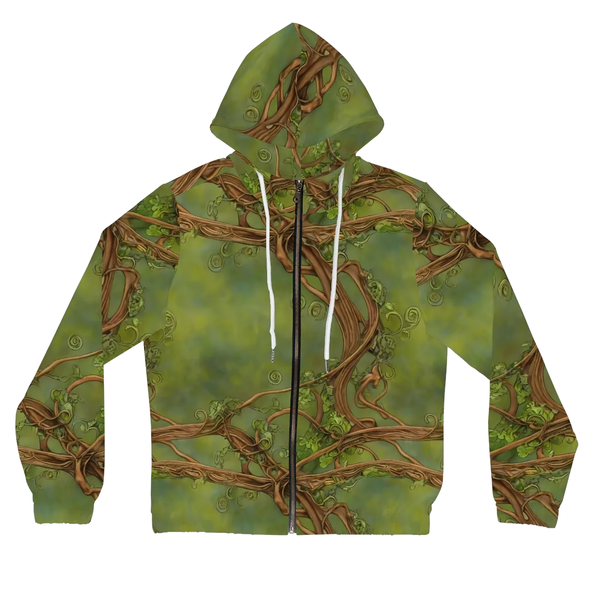 Vineyard Reverie on Women's Full-Zip Hoodie — Front
