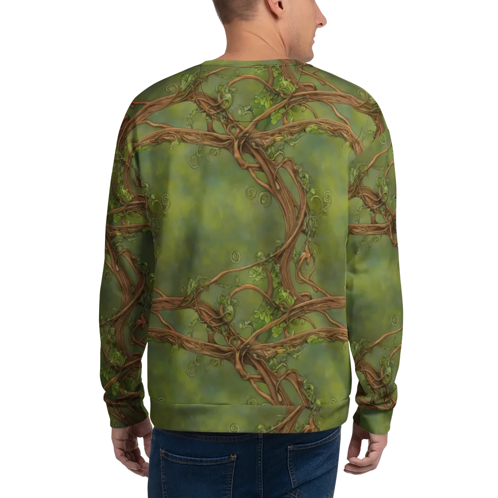 Vineyard Reverie on Sweatshirt — Back