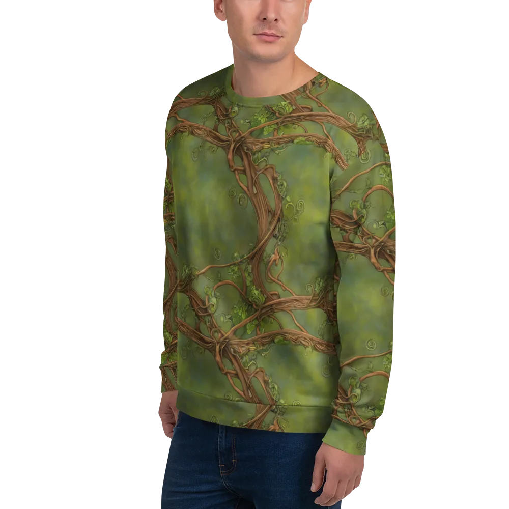 Vineyard Reverie on Sweatshirt — Left Front