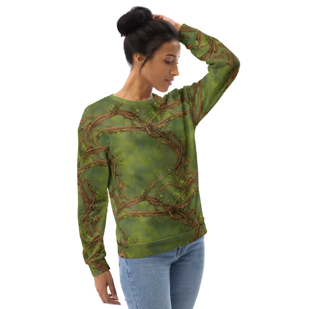 Vineyard Reverie on Sweatshirt — Right Front