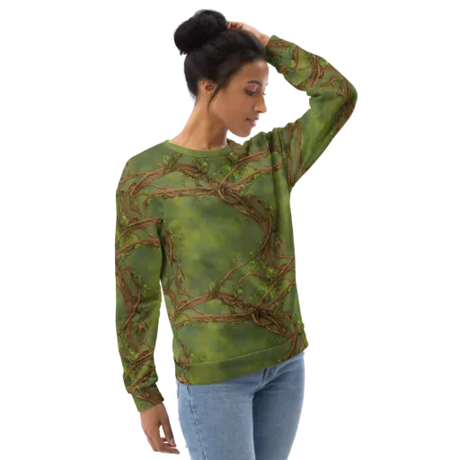Vineyard Reverie on a Sweatshirt