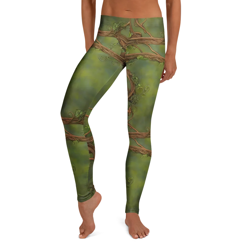 Vineyard Reverie on Leggings — Front