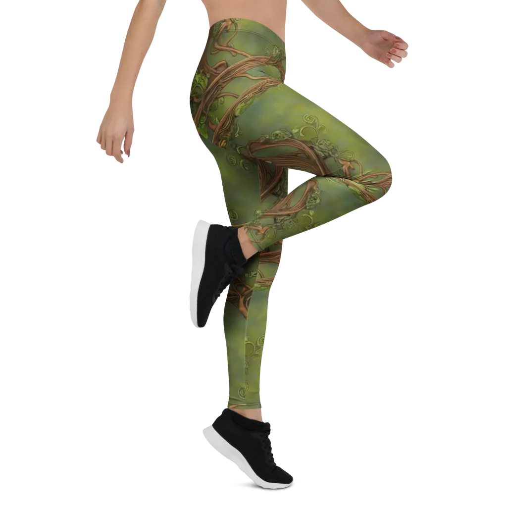 Vineyard Reverie on Leggings — Right