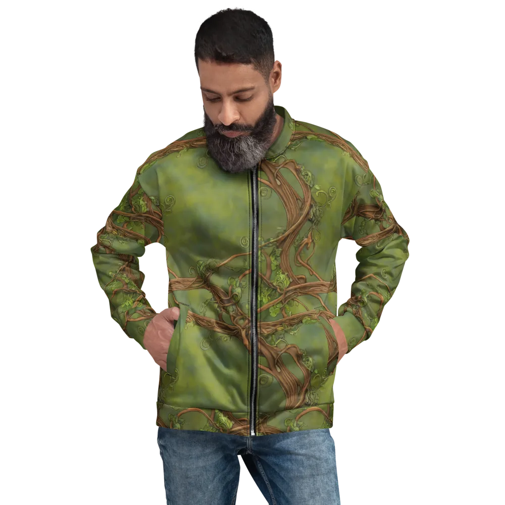 Vineyard Reverie on Bomber Jacket — Front