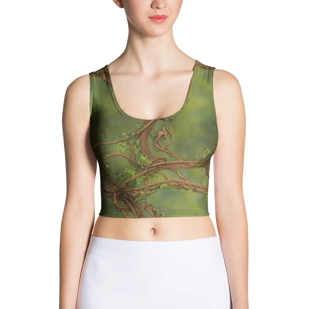 Vineyard Reverie on Crop Top — Front